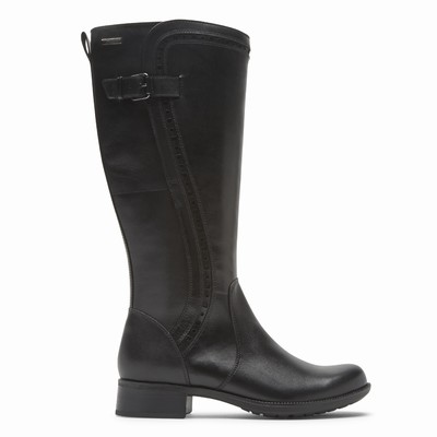Rockport Copley Waterproof Tall Stiefel Damen Schwarz KDC-035961